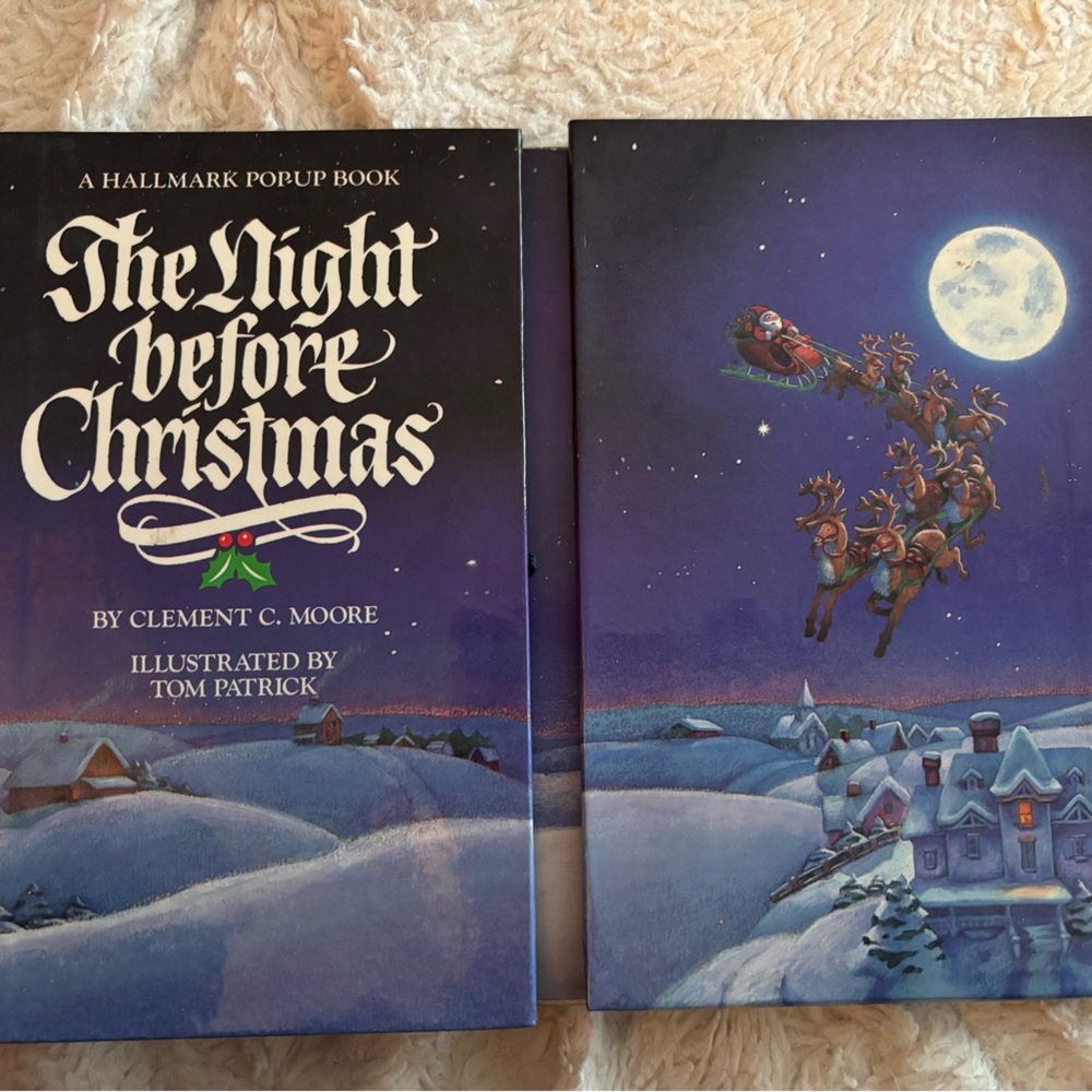 Vintage Hallmark The Night Before Christmas Storybook